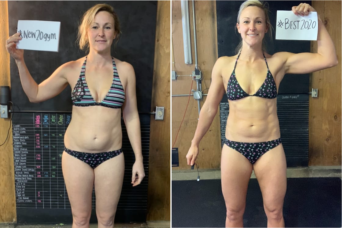 Kadee Blair before and after the challenge